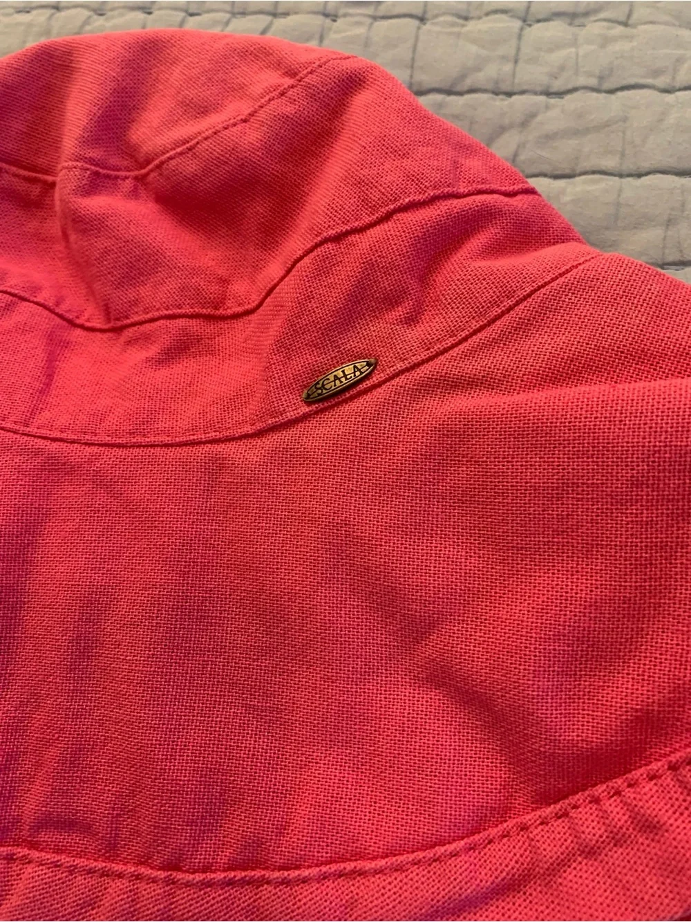 Pink Scala Bucket Hat (WITH FLAWS)